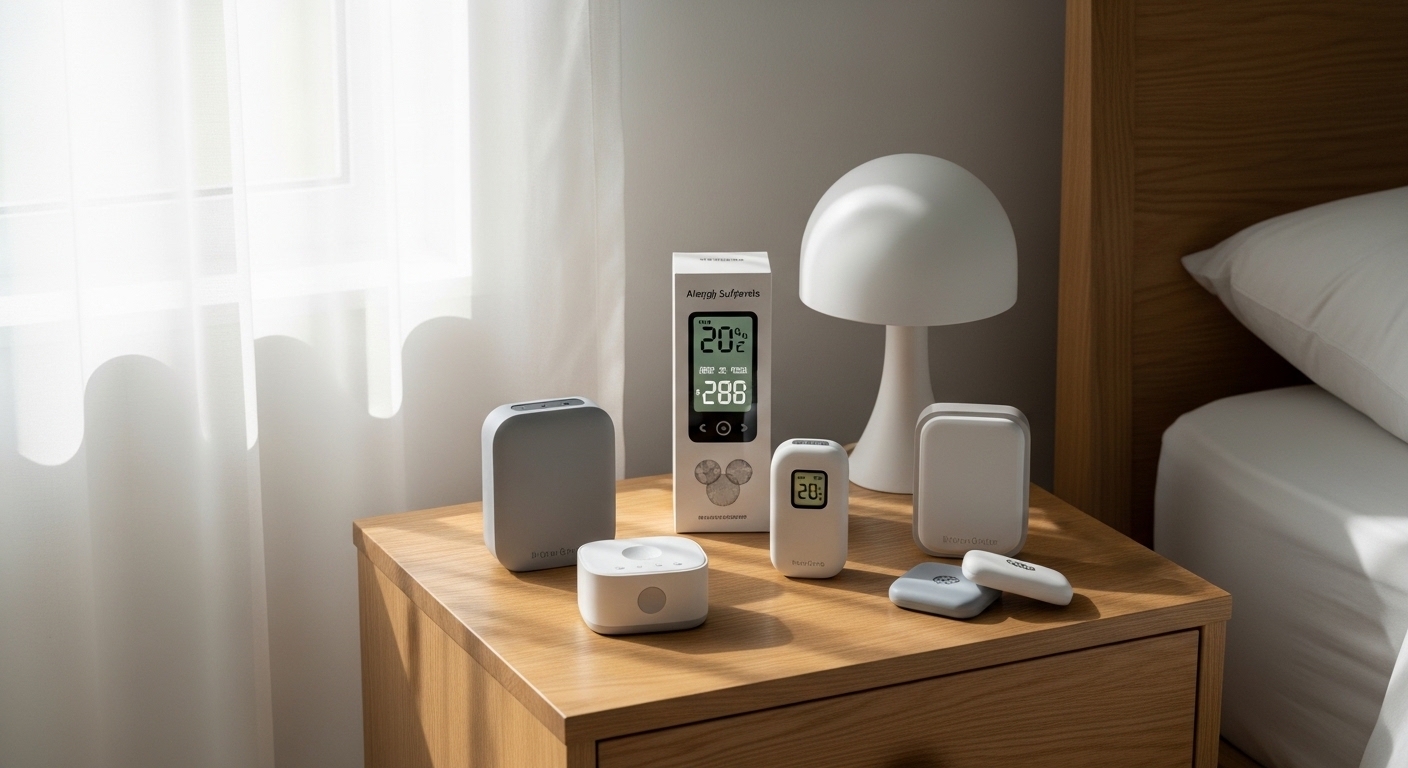 Non-wearable sleep tracking devices for allergy sufferers