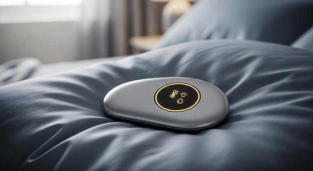 A sleep tracking device that tracks temperature and humidity