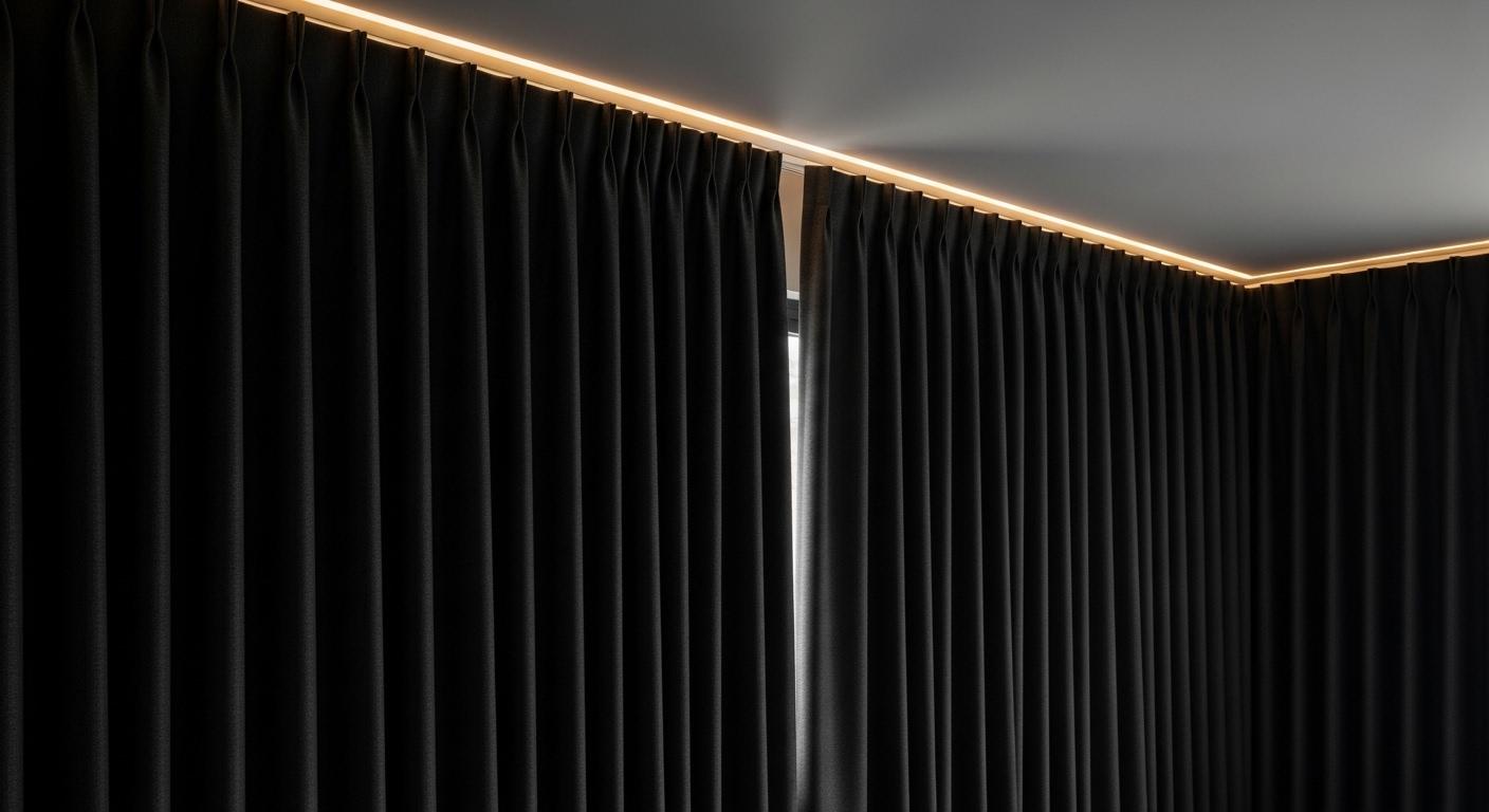 Dark blackout curtains for better sleep | Better Rest Tips Dark blackout curtains for better sleep | Better Rest Tips